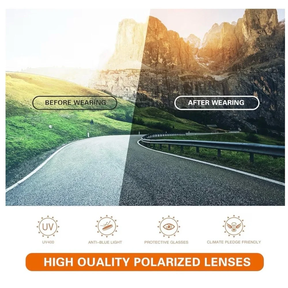 Suoso Sports Polarized Unisex UV400 Protection Sunglasses